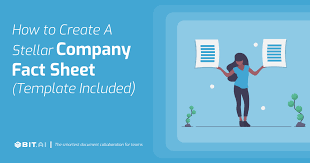 Eine vorlage für ein handout (grundregel: How To Create A Killer Fact Sheet Steps And Template Included