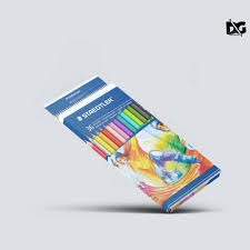 Free Pencil Box Packaging Mockup In 2020 Packaging Mockup Logo Design Mockup Pencil Box Design