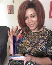 Adunni posted some beautiful photos to celebrate the day saying. Adunni Ade Shows Off Award With Makeup Free Face Glamtush