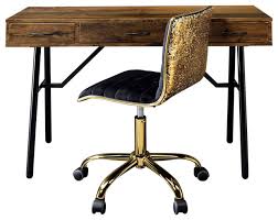 Check spelling or type a new query. Jalia Desk Rustic Oak And Black Contemporary Desks And Hutches By Acme Furniture Houzz