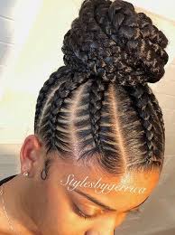 Pin By J Cook On Fyeass Braids Braided Bun Hairstyles Natural Hair Styles Braided Hairstyles For Black Women Cornrows