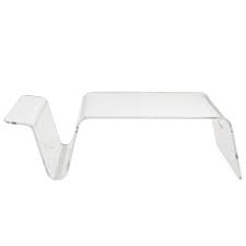 They look cute as home decor. Modern Clear Acrylic Coffee Table With Magazine Rack Brighton