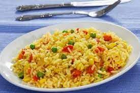 Arroz A La Jardinera Receta Paso A Paso Facil Y Deliciosa 2021 Receta Arroz A La Jardinera Arroz Amarillo Como Cocinar Arroz