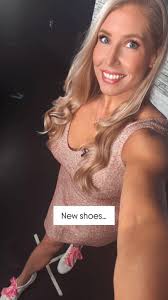 Sporting new shoes….& a new dress …