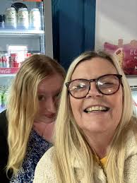 We were delighted that our vicars ,Will and Heidi, took a moment to relax  in our garden