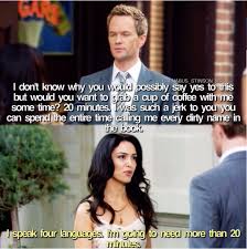 How I Met Your Mother Season 1 English Subtitles Barney And Nora How Met Your Mother How I Met Your Mother Tv Show Quotes