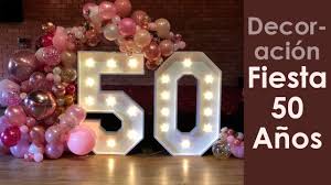 Hoje diriam que eu sou apenas um saudosista das esquerdas. Decoracion Fiestas 50 Anos Youtube