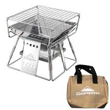 Campingmoon folding bbq grill stove outdoor portable mini folding camp. Large Portable Folding Bbq Grill Stove Campingmoon Mt 3 4 5 Person Outdoor Bbq Rack 34x49cm Outdoor Stoves Aliexpress