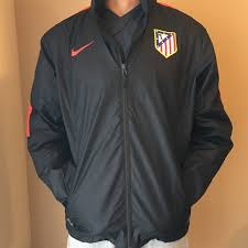 Mens Large Nike Rain Jacket Atletico De Madrid Nwt