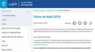 Dossier familial vous propose un simulateur de son montant (minimum 152,45 € et plus selon la composition de votre foyer). Caf La Prime De Noel Rsa Reconduite En 2018 Ou Bien Supprimee Actu Du Moment Articles Tso