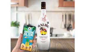 Malibu has a little bit of english in it. Malibu Rum Launches Connected Bottle 2019 07 10 Beverage Industry