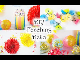 Diy Fasching Party Deko Basteln Ganz Schnell Und Einfach Youtube Anleitung zum girlanden basteln.um diese girlanden zu basteln benötigt man lediglich papier und kleber.