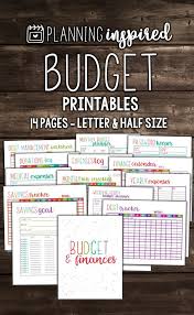 Try these free printable funds worksheet to get your funds below management. Printable Budget Planner Budget Printables Pdf Printable Finance Planner 14 Pages Us Letter Half Letter Size Instant Download Editable Budget Planner Printable Budget Planning Printables Budget Printables