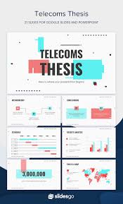 Defend Your Telecoms Thesis With This Modern Google Slides Theme And Powerpoint Template For You In 2020 Powerpoint Powerpoint Presentation Design Google Slides Themes