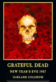 Bonhams : Grateful Dead concert poster, New Year's Eve, 1987, Oakland  Coliseum