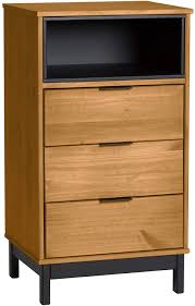 Vs Venta Stock Chiffonnier De Nuit Lune Avec 3 Tiroirs En Couleur Bois Et Noir Bois Massif Glissi En 2020 Bois Massif Rangement Bois Bois