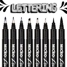 Brush pen heute bestellen, versandkostenfrei. Amazon Com Hand Lettering Pens Calligraphy Brush Pen 8 Size Black Markers Set For Artist Sketch Technical Beginners Writing Art Drawings Signature Water Color Illustrations Journaling Office Products