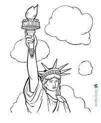 Statue Of Liberty Coloring Pages Coloring Pages Free Coloring Pages American Flag Coloring Page