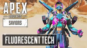 NEW Valkyrie Fluorescent Tech Skin Showcase - Apex Legends - YouTube