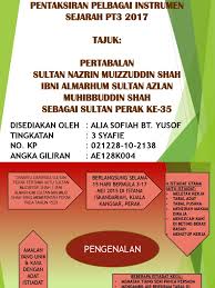 Cetak bahan yang di ambil. Contoh Presentation Pt3 Sejarah 2017