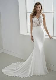 Jetzt das foto hochzeitskleid anprobieren herunterladen. White One 2019 Collection Filipinas Chiffon Hochzeitskleid Pronovias Brautkleid Kleid Hochzeit