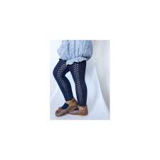 openwork tights navy