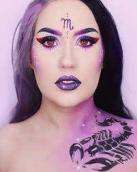 Scorpio Makeup Zodiac Creative Makeup Looks Cool Halloween Makeup Makeup