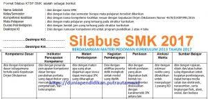 Silabus kelas 6 sd semester 1 dan 2 k13 edisi terbaru tahun 2020 2021 ini dapat menjadi pedoman bagi guru kelas 6 sd dalam menyusun rencana pelaksanaan pembelajaran tematik. Download Silabus Matematika Smk Kurikulum 2013 Revisi 2017 Rismax