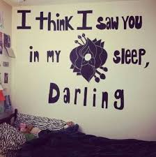 I Think I Saw You In My Sleep Darling I Want This Quote On My Bedroom Wall La Dispute Lyrics La Dispute Sing To Me