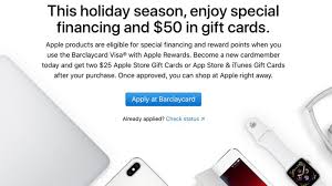 Check spelling or type a new query. Apple And Barclays Offering 50 Gift Card Bonus For New Customers Who Sign Up For A Barclaycard Visa With Apple Rewards Macrumors