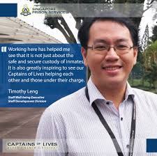 As a Captain of Lives, Timothy Leng's role in Staff Well-Being focuses