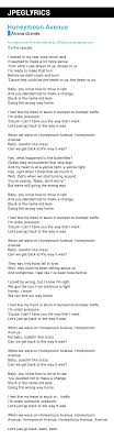 Ariana Grande Honeymoon Avenue Lyrics Ariana Grande Songs
