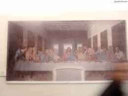 Cina cea de taina a lui leonardo da vinci, avand dimensiunea de 460 x 880 cm, se gaseste zugravita pe unul dintre peretii salii de mese a bisericii santa maria del grazie, din milano. Cina Cea De Taina Cea Mai Trista Opera De Arta Din Lume Impresii Alte Biserici MÄnÄstiri De VÄzut In Milano Milano Amfostacolo