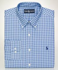 Polo Ralph Lauren Dress Shirt Blue Navy Check Long Sleeve Shirt Ralph Lauren Dress Shirts Mens Shirt Dress Long Sleeve Shirts