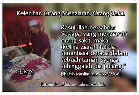 Ketika menjenguk orang sakit, nabi muhammad selalu berdoa agar allah. Facebook