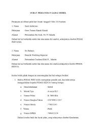 A memorandum of understanding or mou is a type of agreement. Contoh Surat Perjanjian Gadai Yang Baik Dan Benar Detiklife