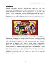 The company offers chips in various flavors including, nancho; Im Assignment Mamee Double Decker Berhad 1 0 Introduction Mamee Double Decker Berhad Is A Malaysian Based Company It Is Focus In The Manufacturing Course Hero