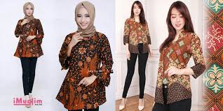 Karena model yang ada mampu memberikan penampilan bagi wanita muslin tampak lebih cantik dan modis. 45 Model Baju Batik Wanita Modis Terbaru Imuslim