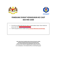 Bagi memperkasa tujuan penubuhannya, jpk telah diperkukuhkan dengan penempatan pusat latihan pengajar dan kemahiran lanjutan (ciast) di bawah pengurusan jabatan ini serta penubuhan enam (6) pejabat wilayah mengikut zon iaitu jpk wilayah tengah, jpk wilayah selatan, jpk wilayah utara, jpk wilayah timur, jpk wilayah sabah & labuan dan jpk wilayah. Ciast Panduan Syarat Kemasukan Program Kursus Diploma Facebook