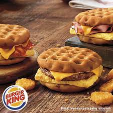 Burger King Introduces Maple Waffle Breakfast Sandwiches