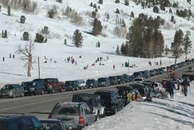 At an elevation of 6,200 feet to 8,200 feet, the squaw valley ski resort has good snow coverage, on average 450 inches in a season. Snow Play Areas In The Lake Tahoe Reno Region