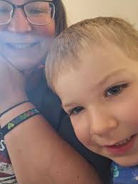 I'm babysitting my two grandchildren and my boy Winston. Not being used to  three dogs. But I took one out at a time to go do their duties now they are  all