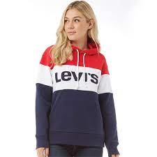 Je veux trouver un beau pull ou sweat femme et agréable à porter pas cher ici sweat à capuche levi's femme. Levi S Sweat A Capuche Colourblock Sport Femme Bleu Marine