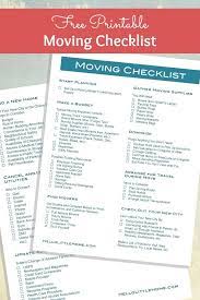How To Plan A Big Move Free Printable Moving Checklist Moving Checklist Moving Checklist Printable Moving Organisation