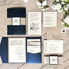 Navy And Champagne Wedding Invitations Navy And Tan Wedding Etsy Navy Wedding Invitations Wedding Invitations Champagne Wedding Invitations