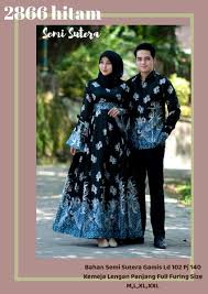 Ukuran all size.maksudnya untuk yg cowok l & cewek m. Jual Batik Couple Batik Sarimbit Gamis Semi Sutra Baju Pasangan Seragam Pesta Baju Tunangan Lamaran 2681 Di Lapak Busana Batik Sarimbit Bukalapak
