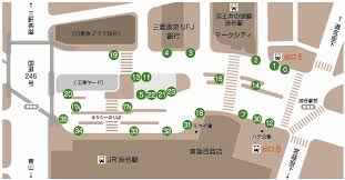 西口バスのりば（一部）の番号を変更しました。