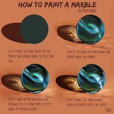 Painting This Marble Was So Much Fun If You Re Going To Try This Too Please Share The Result Tip Digital Painting Tutorials Digital Painting Art
