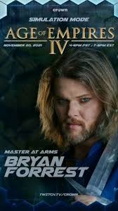 Master At Arms Bryan Jumping in the Ring for Simulation Mode Age of Empires  IV! ⚔👑, Twitch.tv/crown , #CrownSimMode, Ever wondered how realistic your  favorite #games are?🕹 Or who would win a battle ...