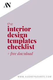 The Interior Design Templates Checklist Audrey Noakes Interior Design Template Interior Design Business Plan Interior Design Presentation